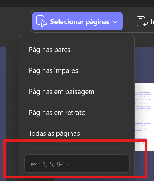 barra de texto