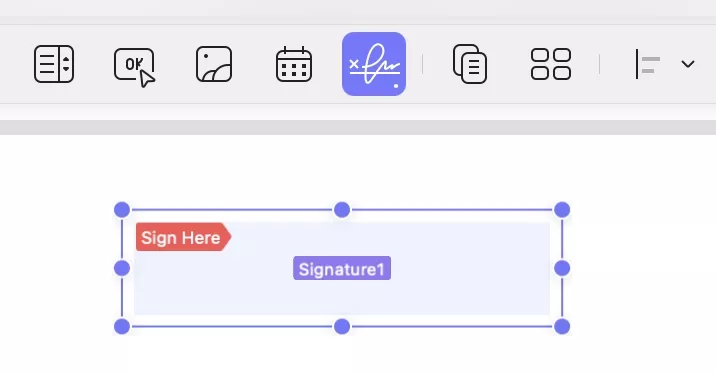 add digital signature