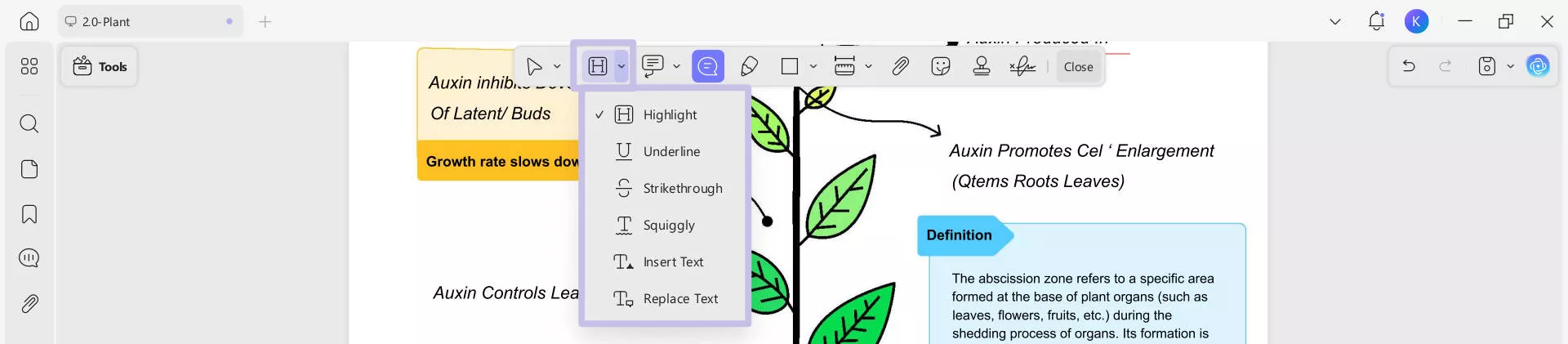 text markup tools