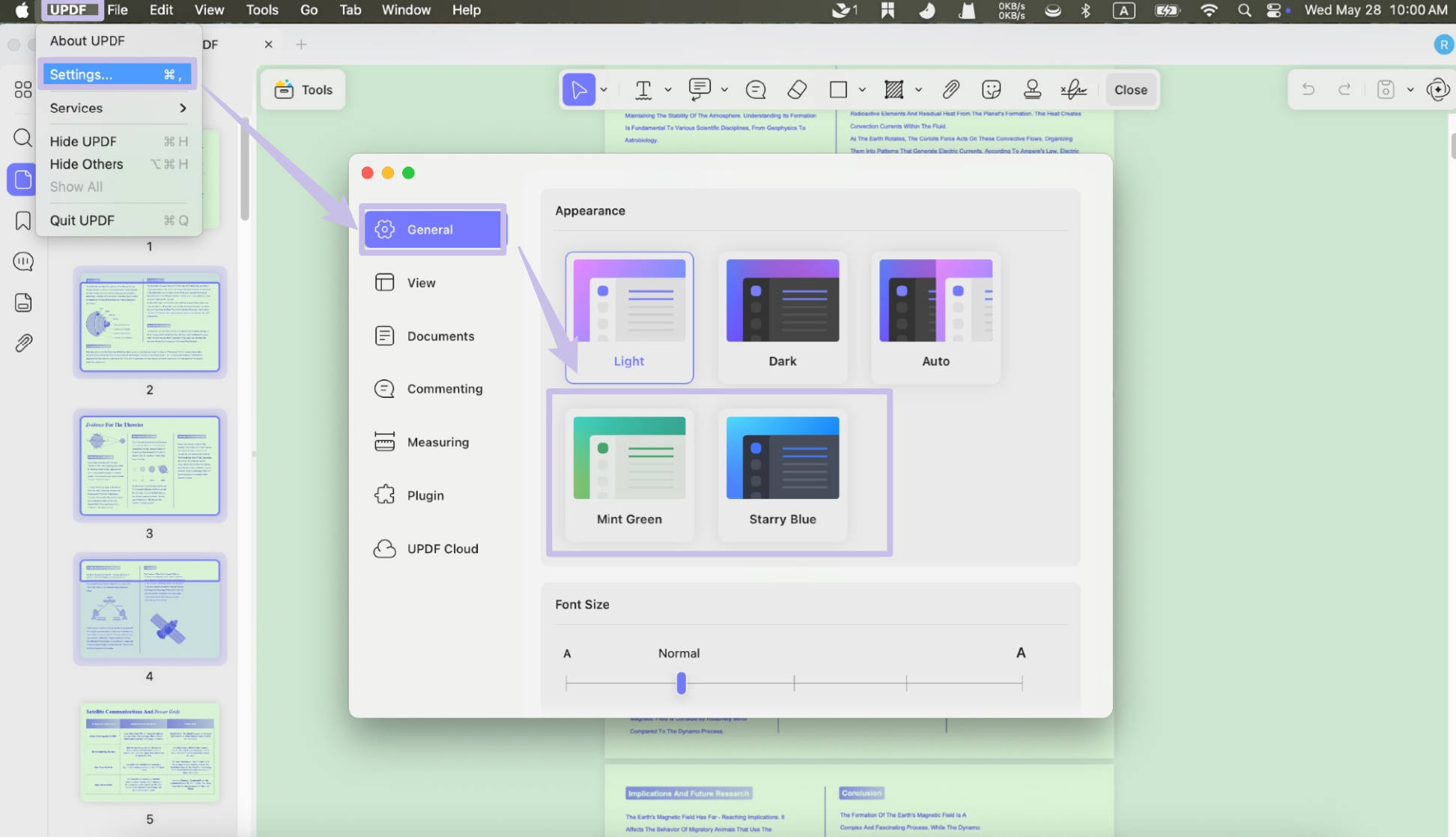 Theme mode updf 2 mac