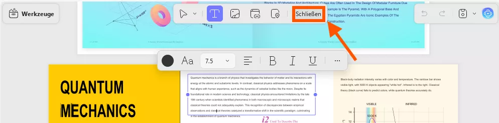 Text zu PDF-Dokument hinzufügen