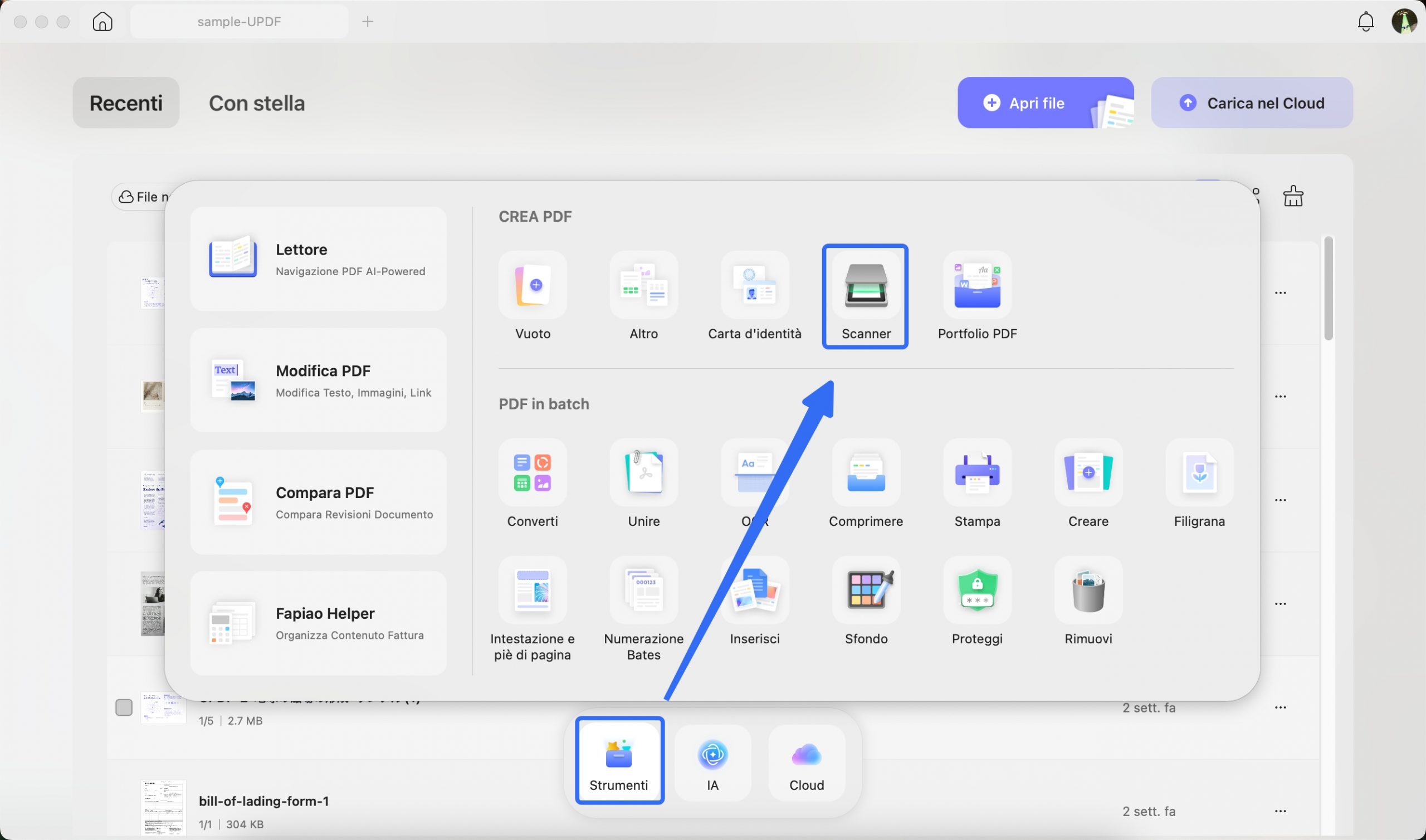 create file from scanner