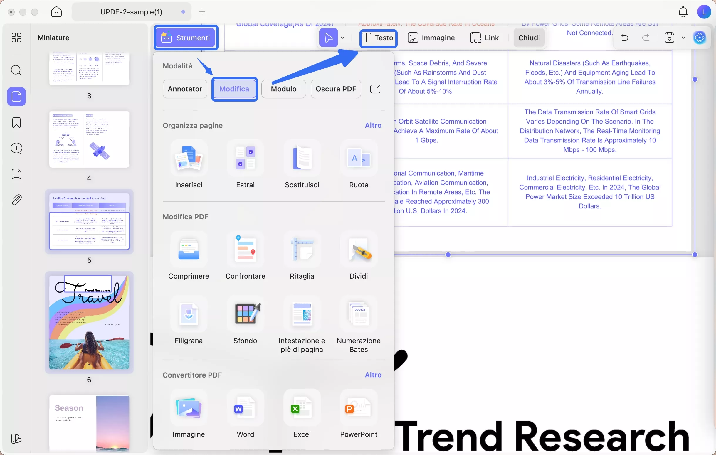 add text to pdf with updf on mac