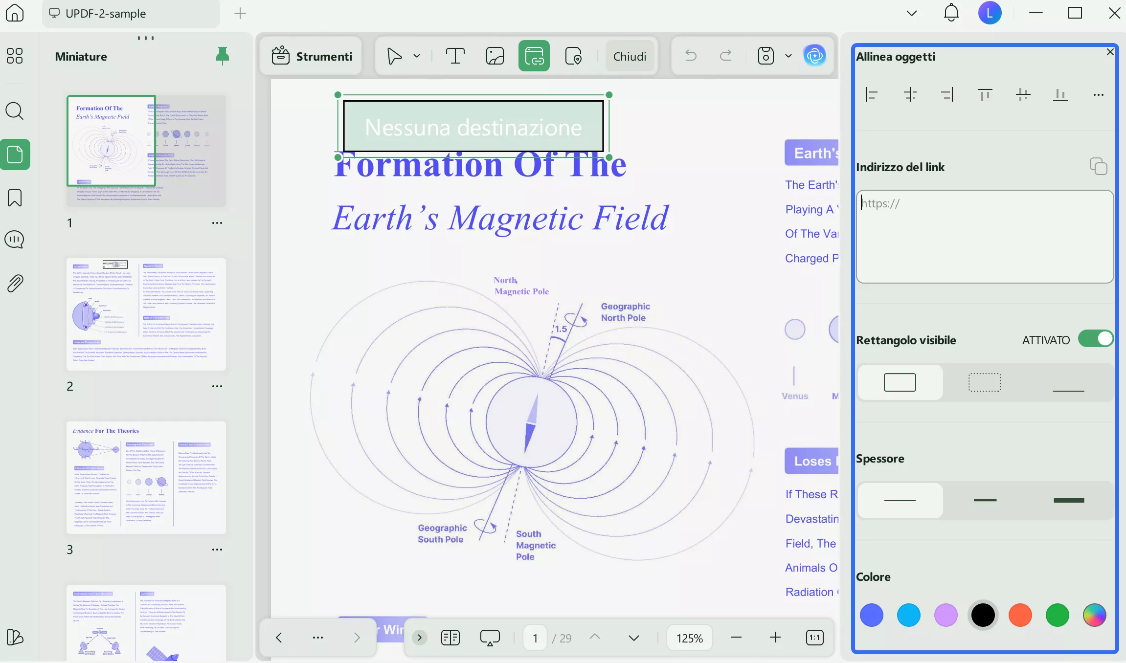 add url and edit border settings