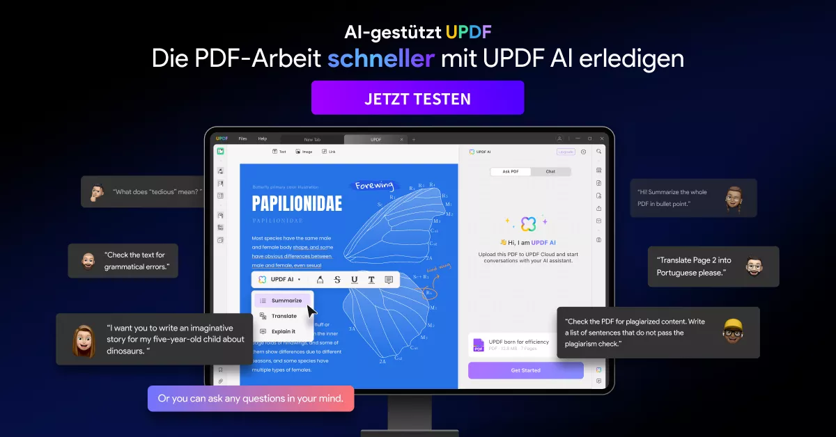 AI-gestützte UPDF