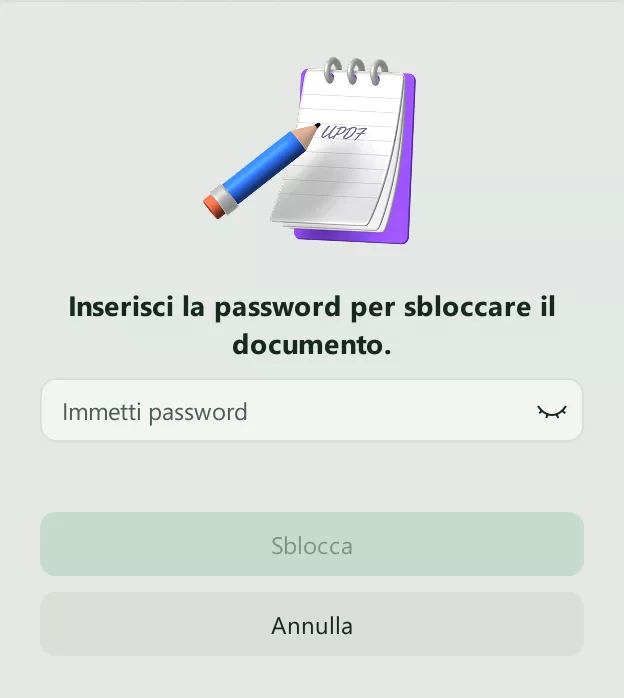 Aprire un PDF bloccato