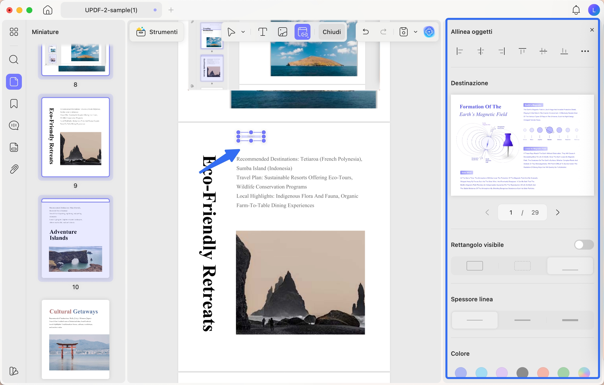 add anchor text and link