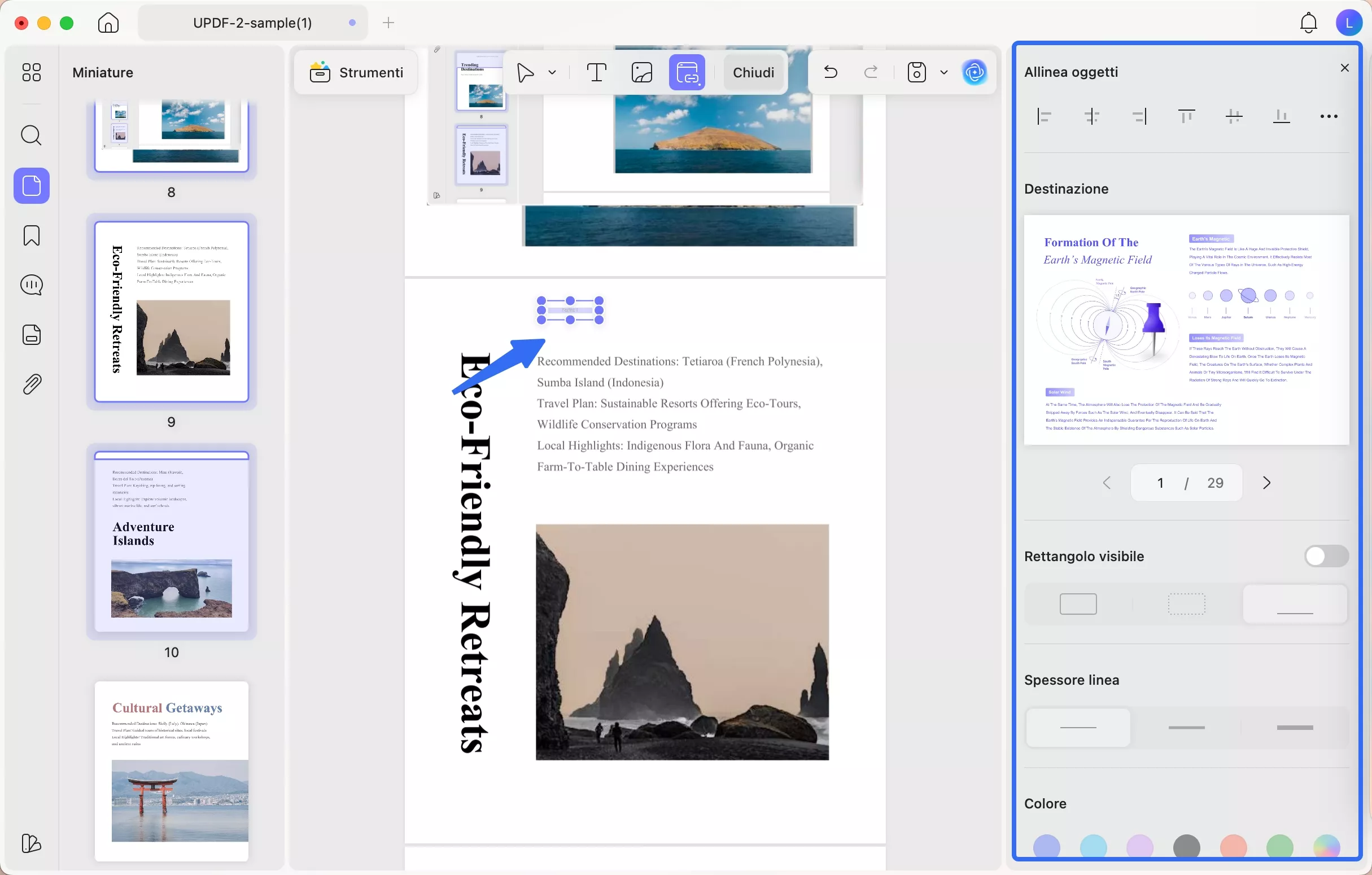 add anchor text and link