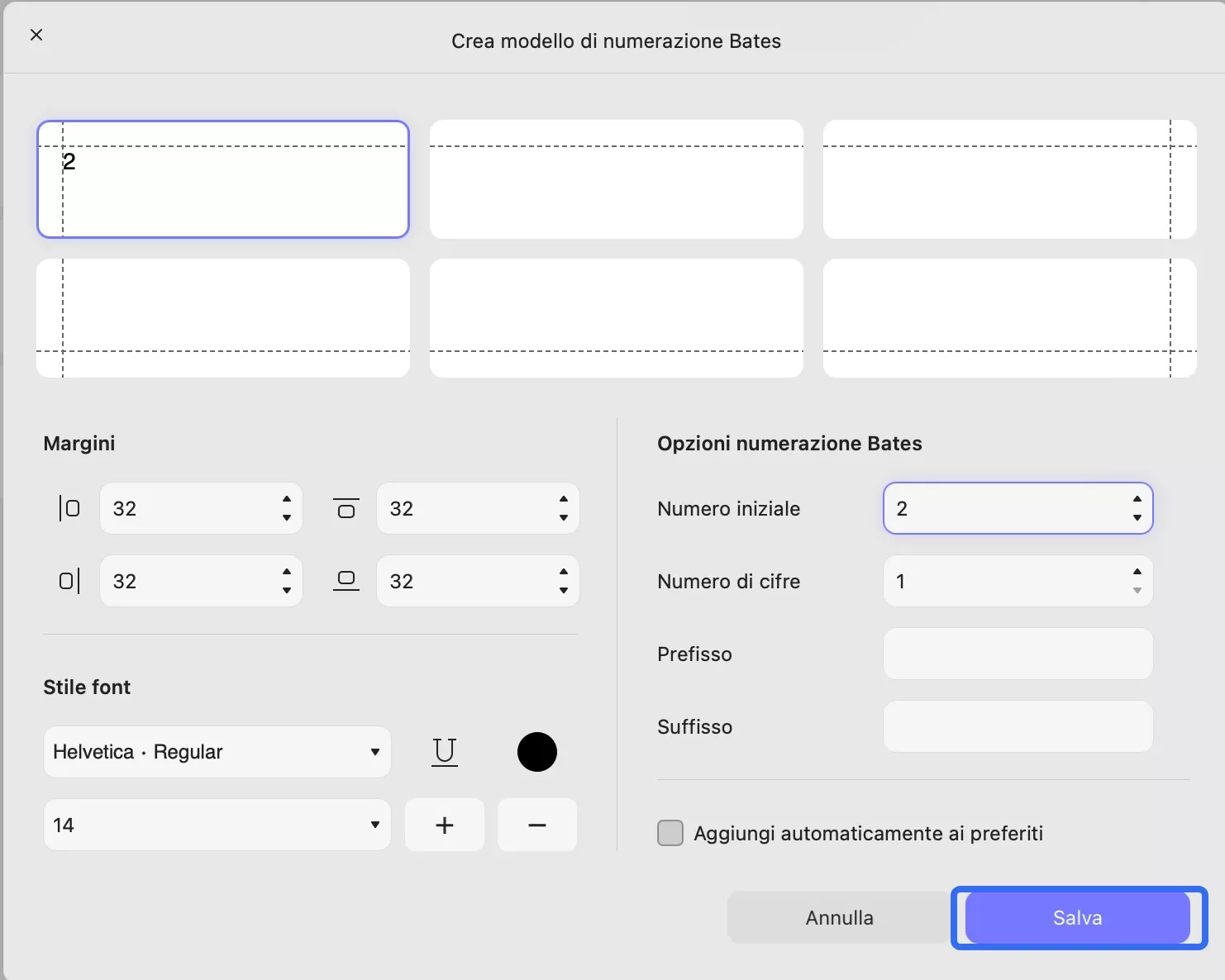 add bates numbering in batch updf mac