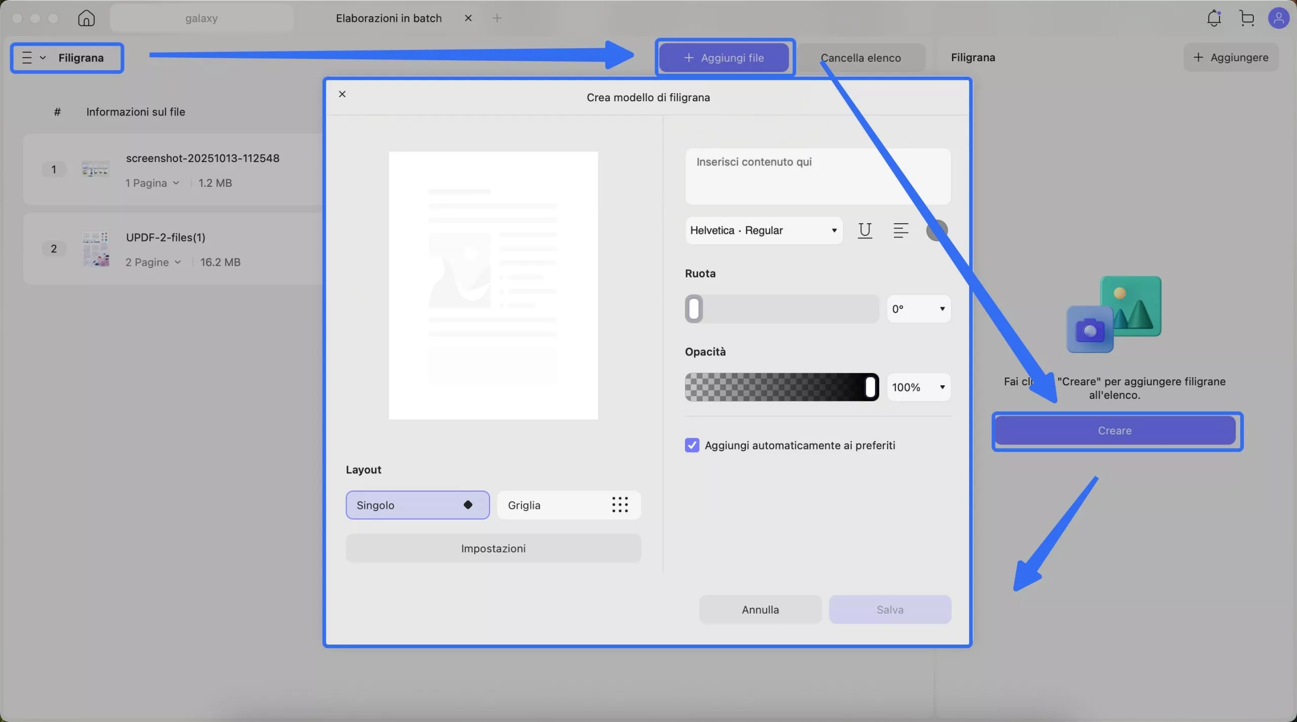 batch watermark updf mac