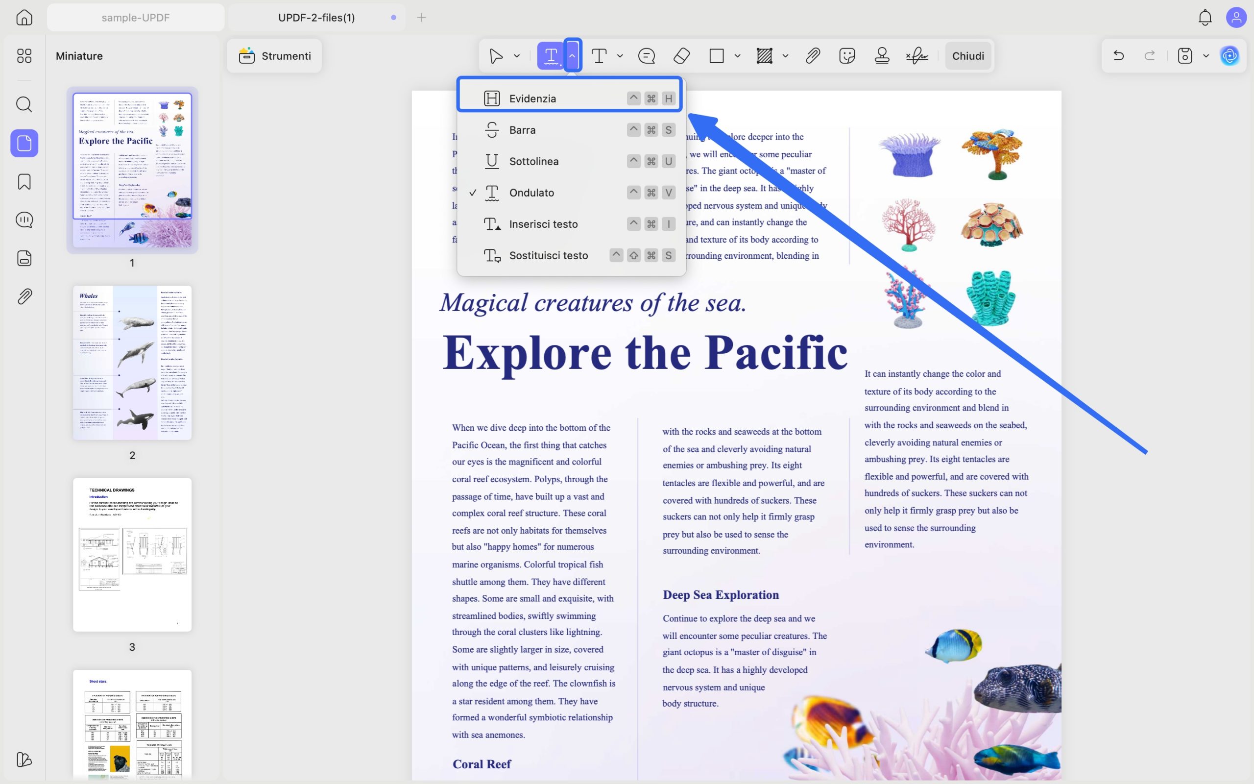 highlight pdf updf mac 2