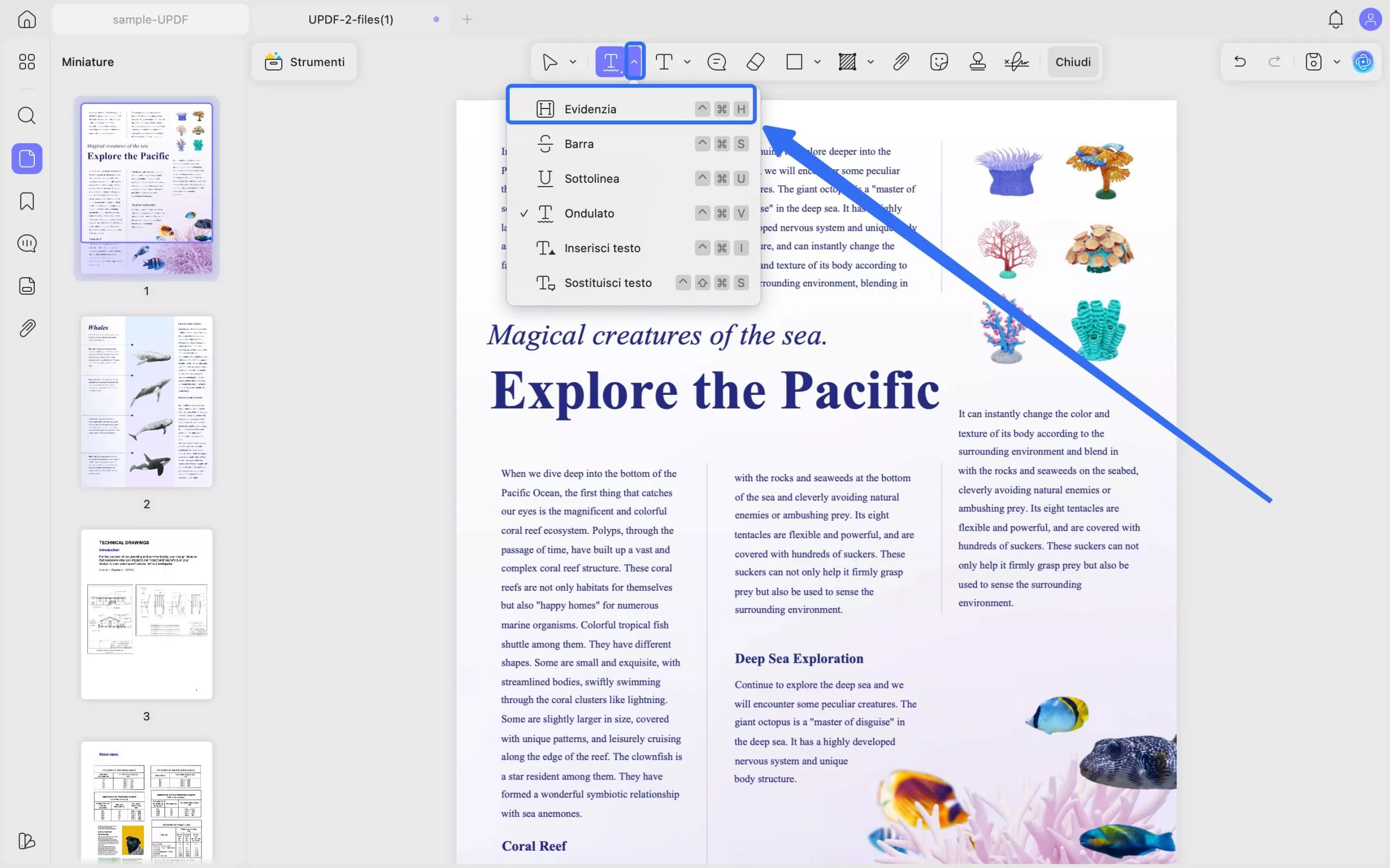 highlight pdf updf mac 2