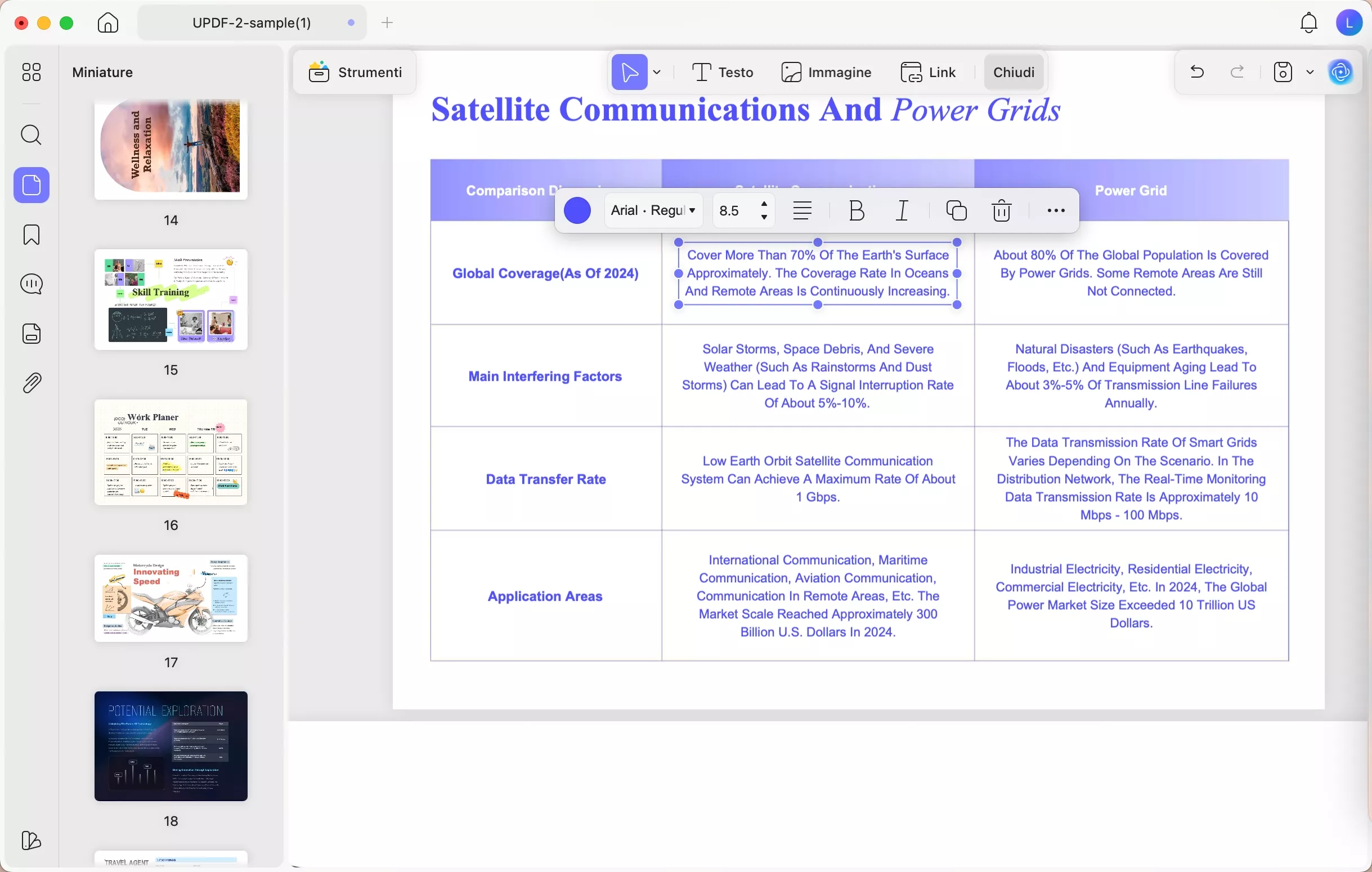 select text to edit with updf on mac
