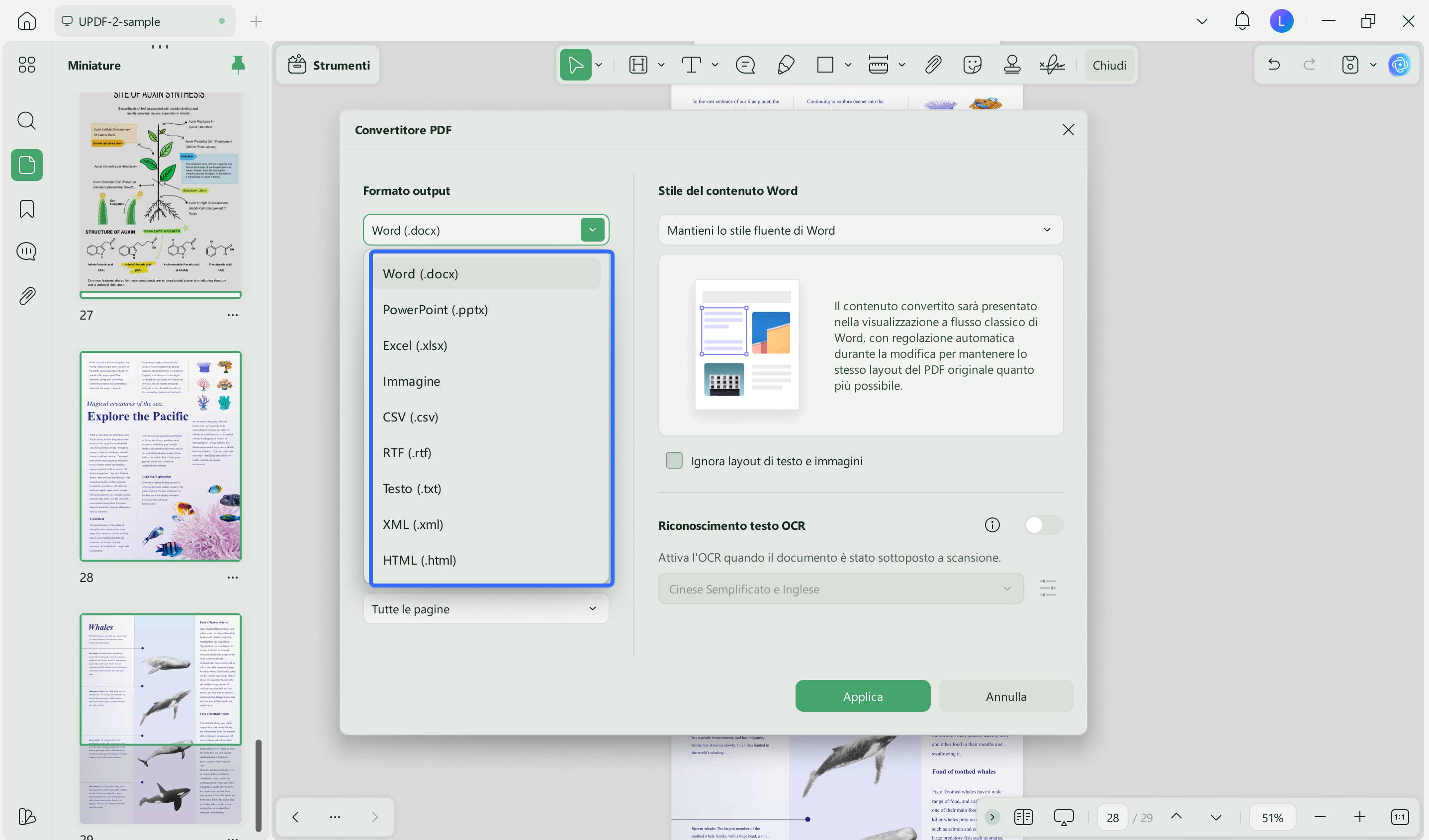convert to preferred file format updf windows 2