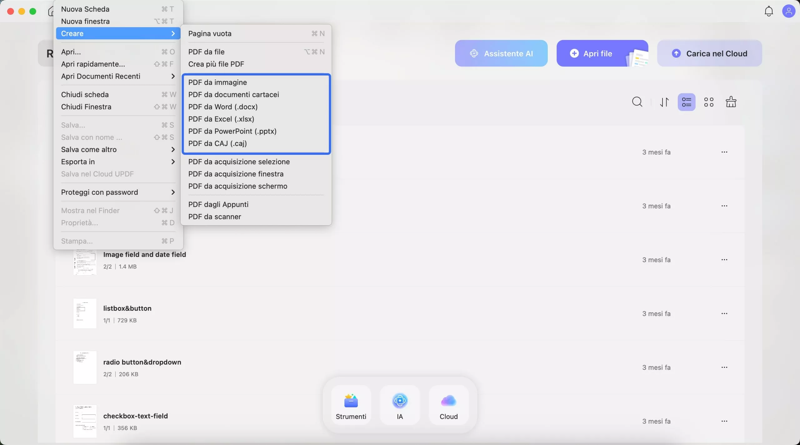 create pdf from file