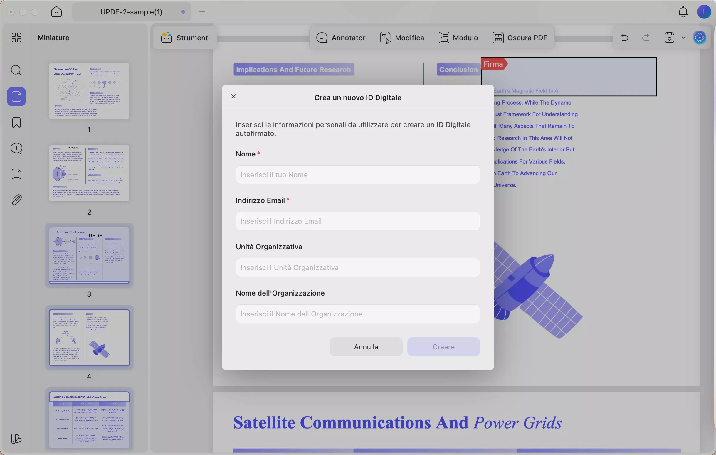 create digital signature