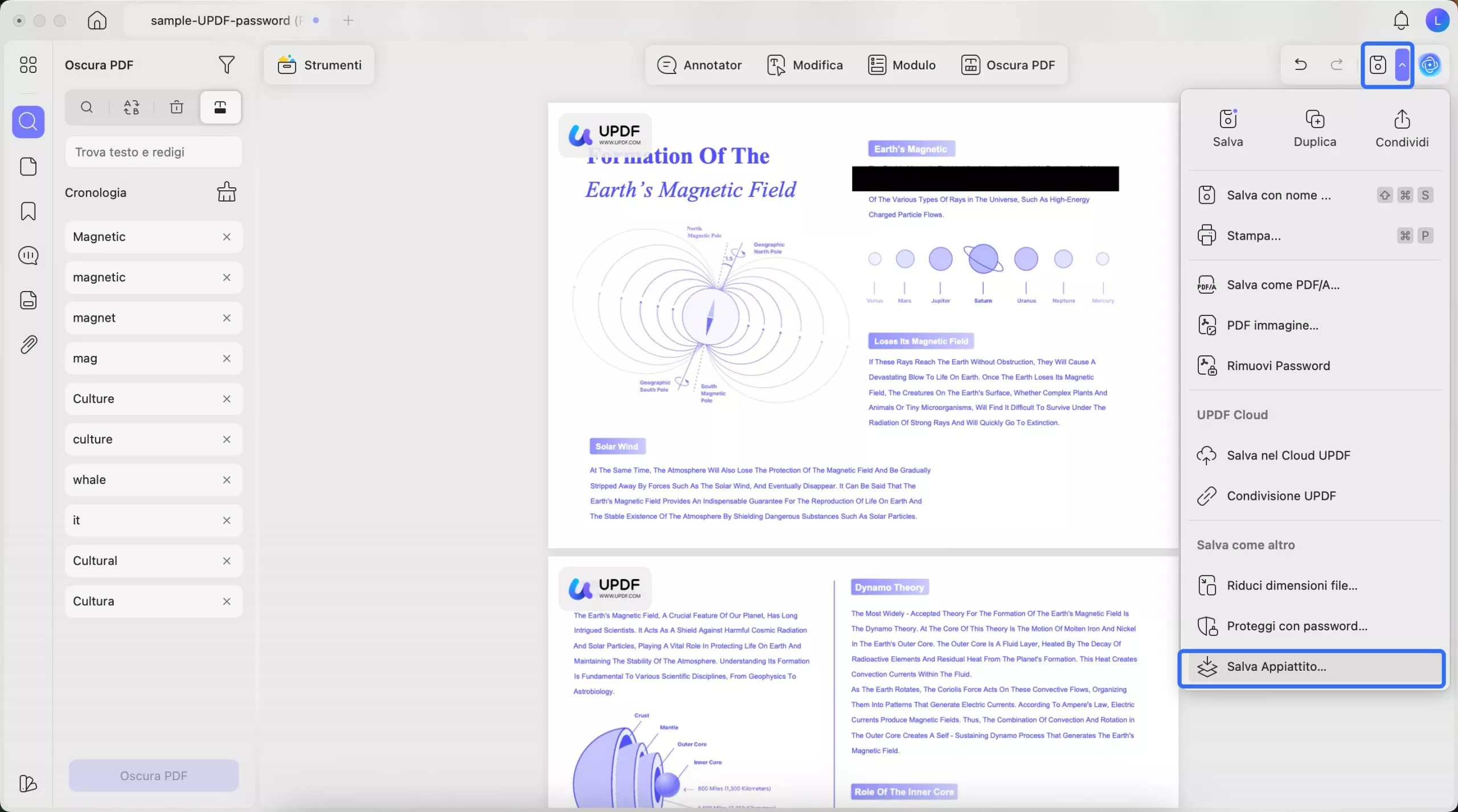 access flatten updf mac