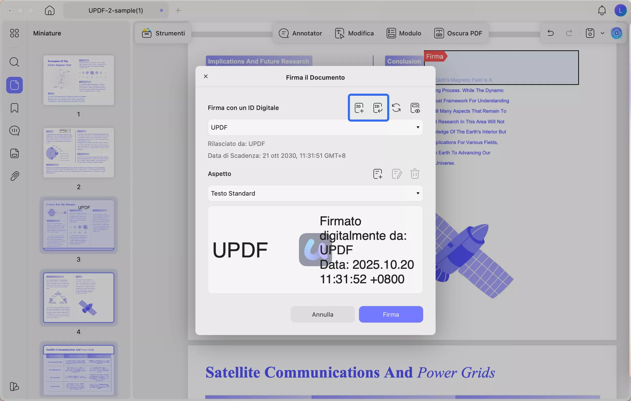 create or import digital id