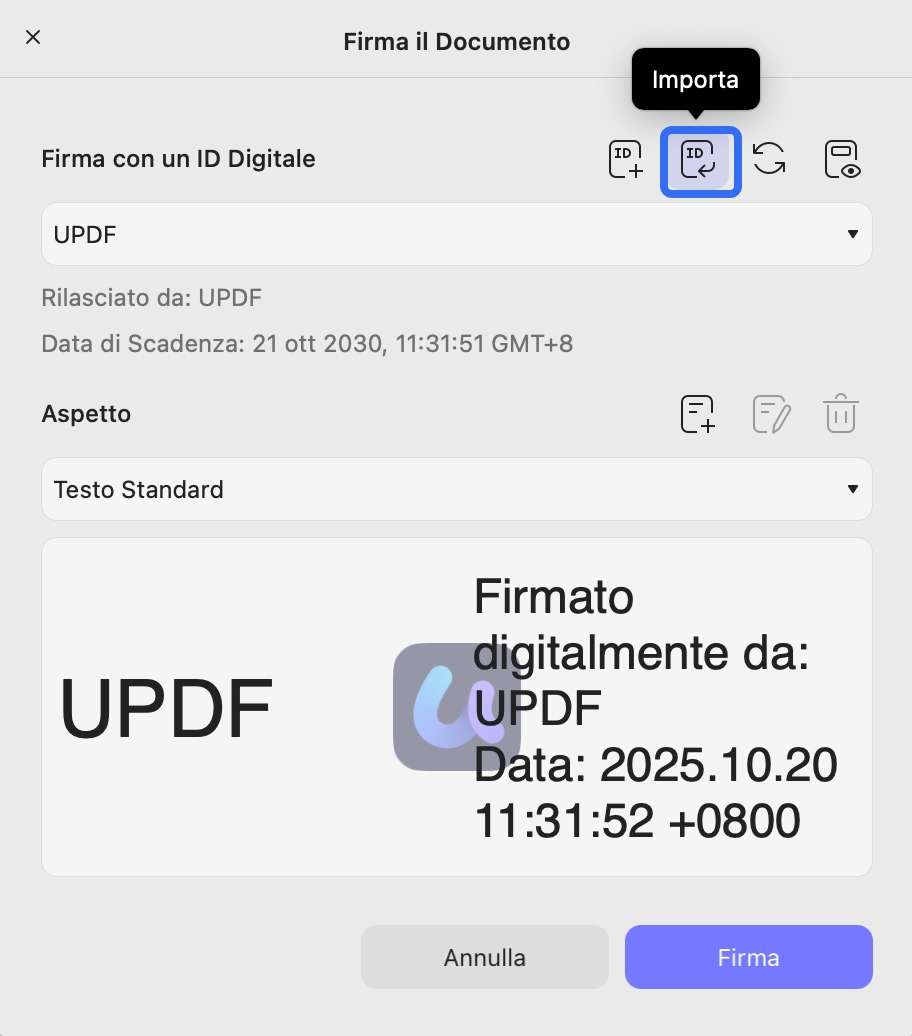 import digital sig