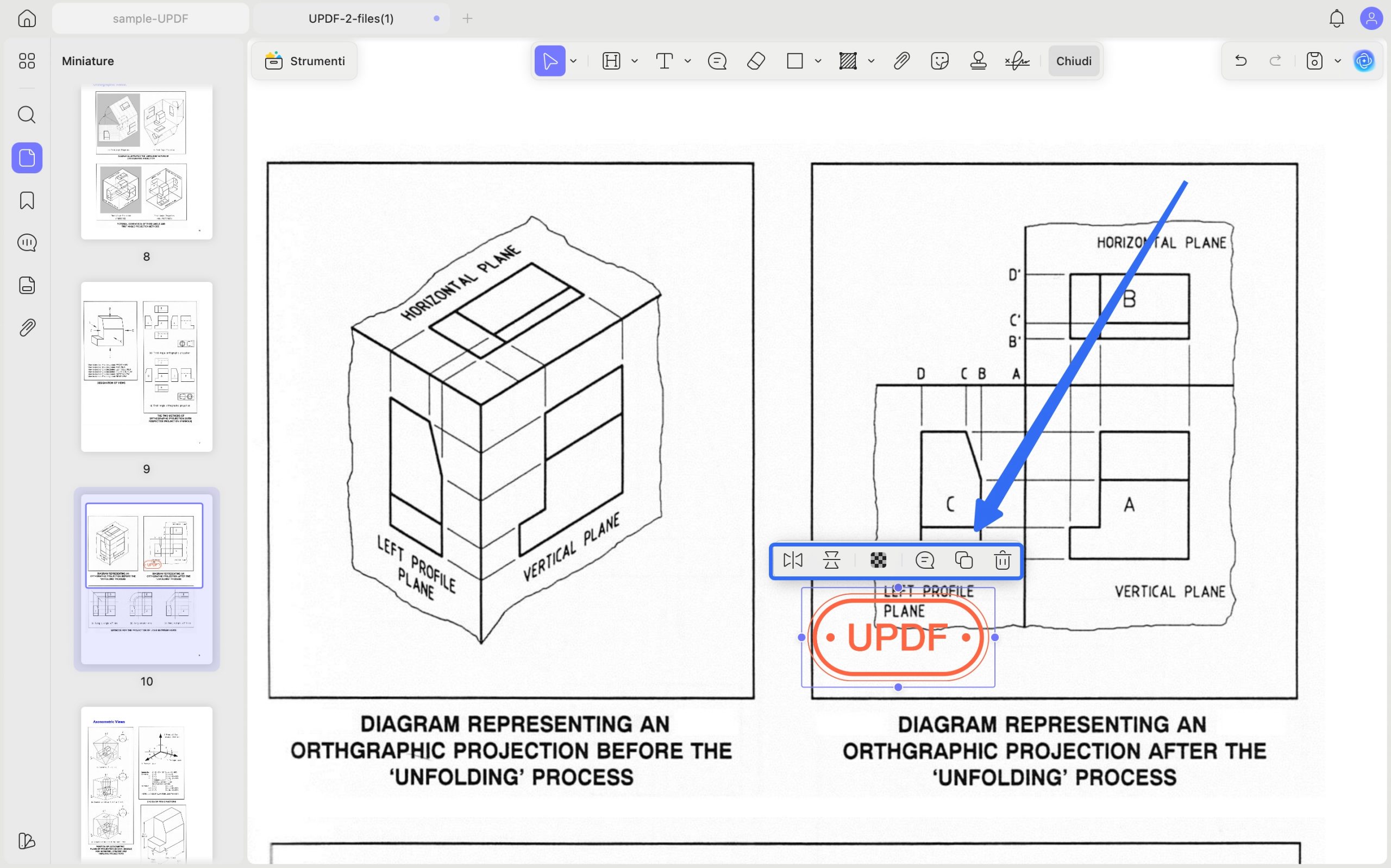 make changes to added stamps updf mac 2