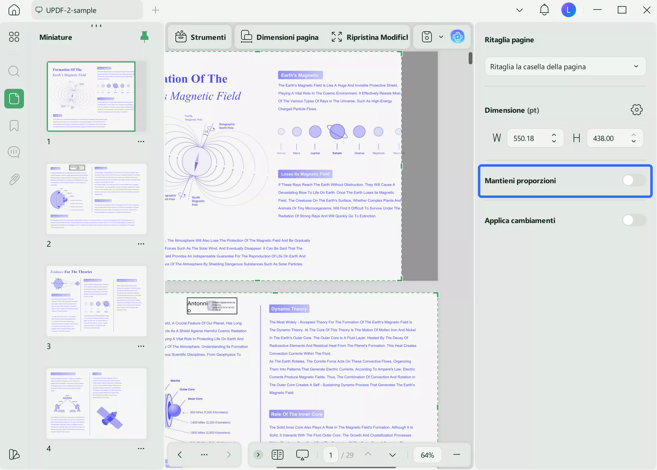 maintain original ratio while cropping