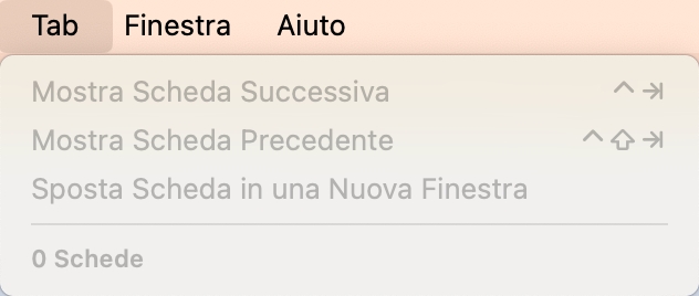 top toolbar
