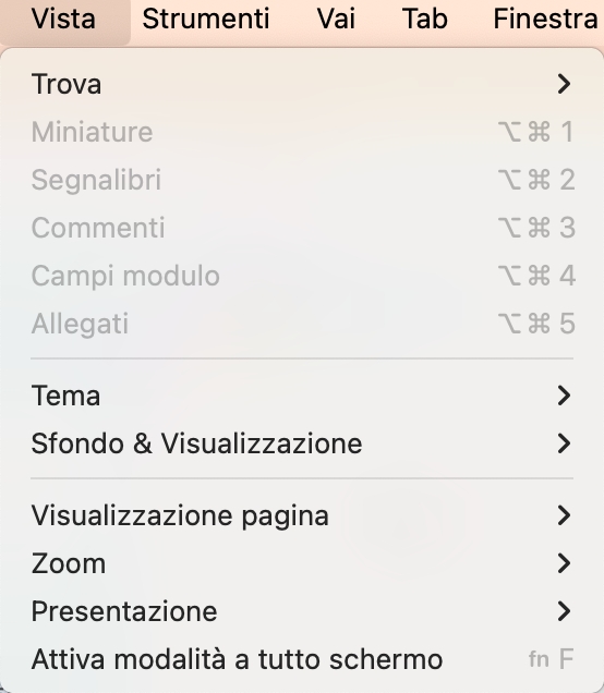 top toolbar