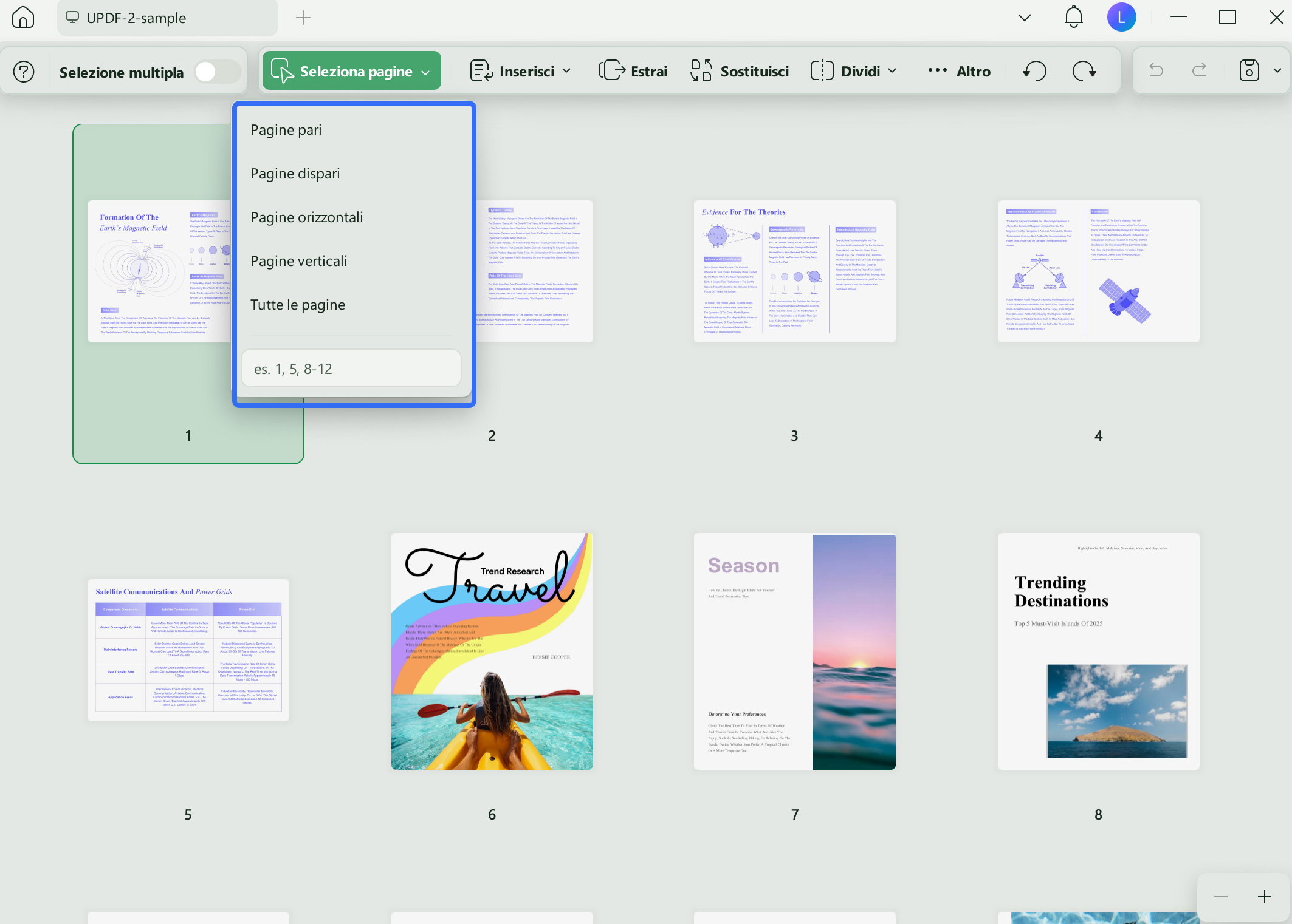 select all pages updf windows 2