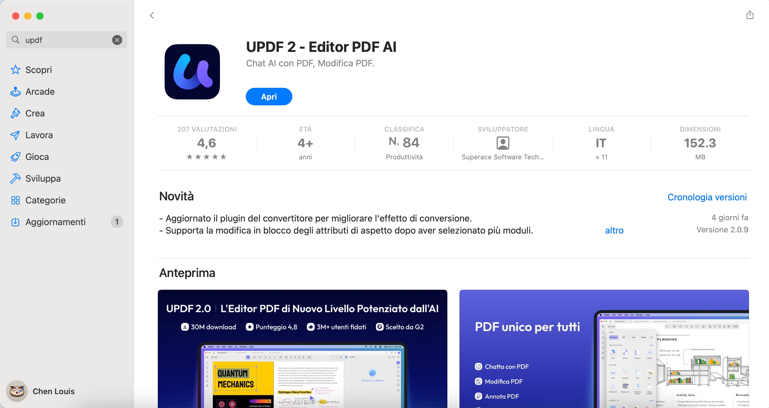 open from app store
