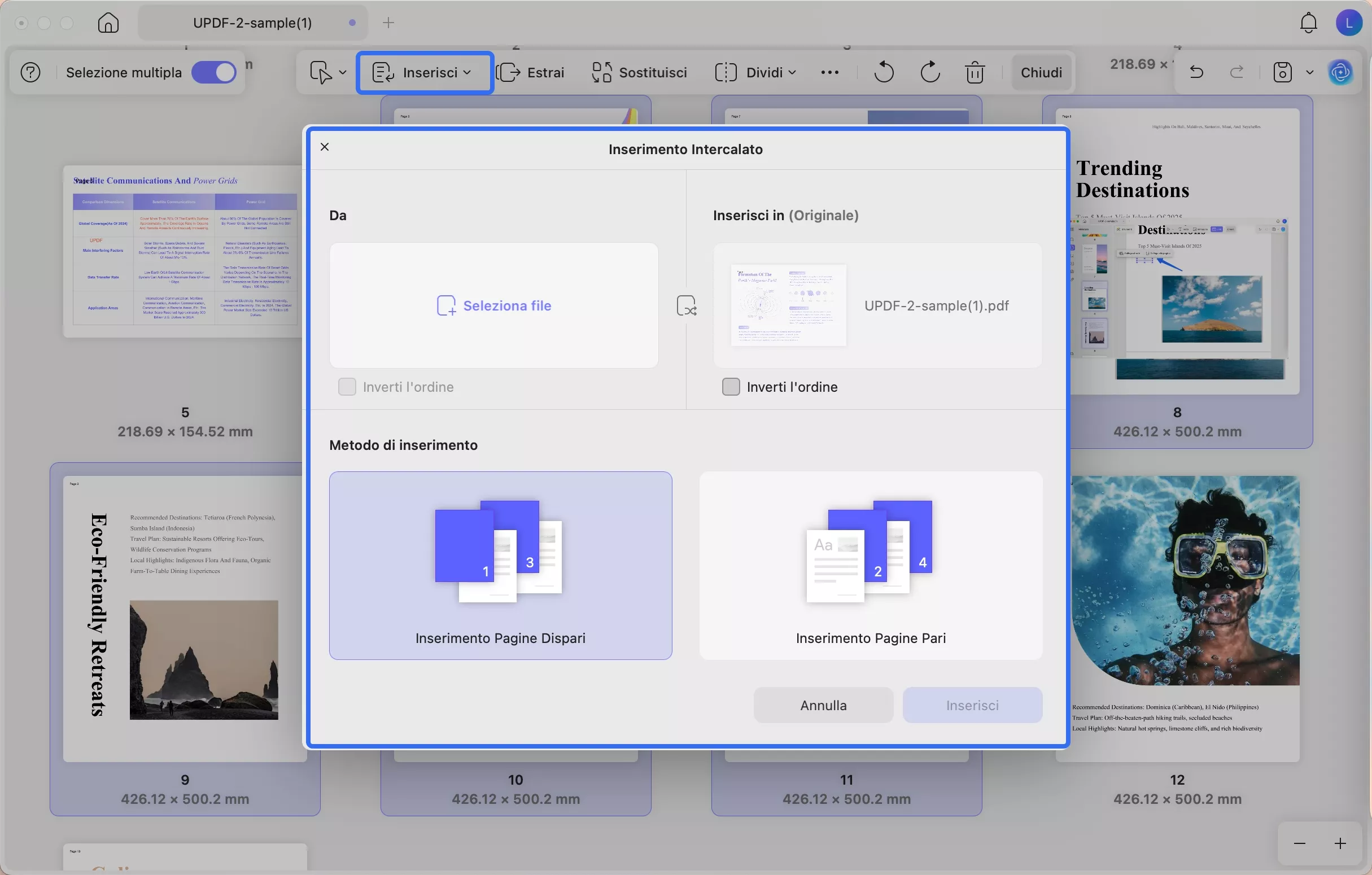 cross insert updf mac