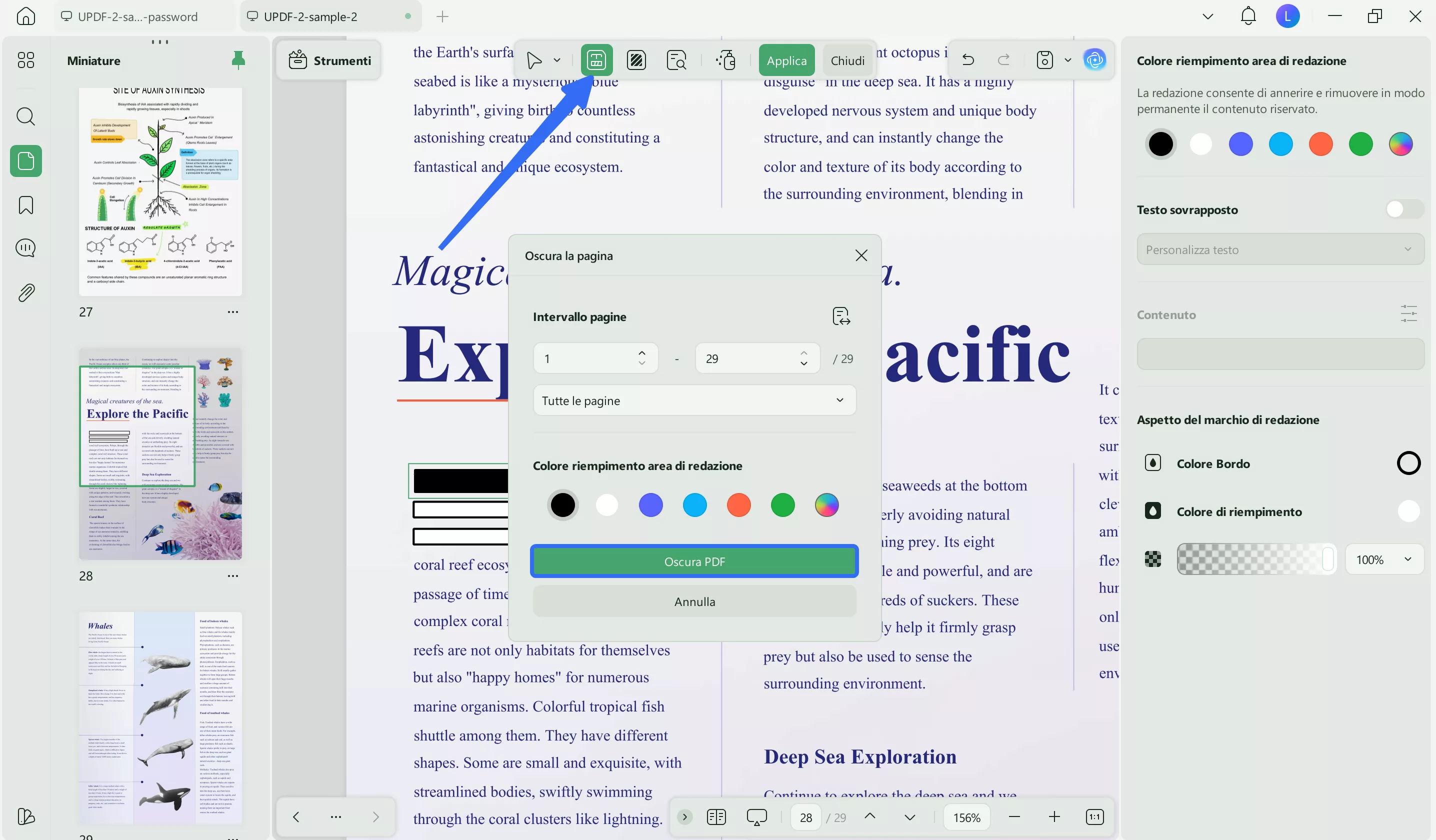 redact pages updf windows 2