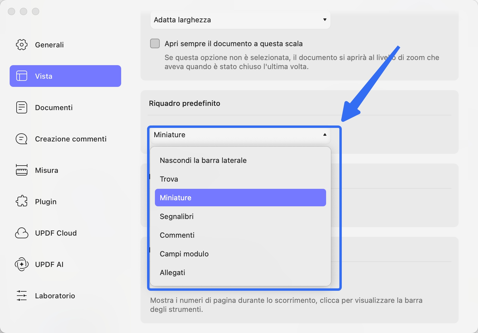 default pane updf mac
