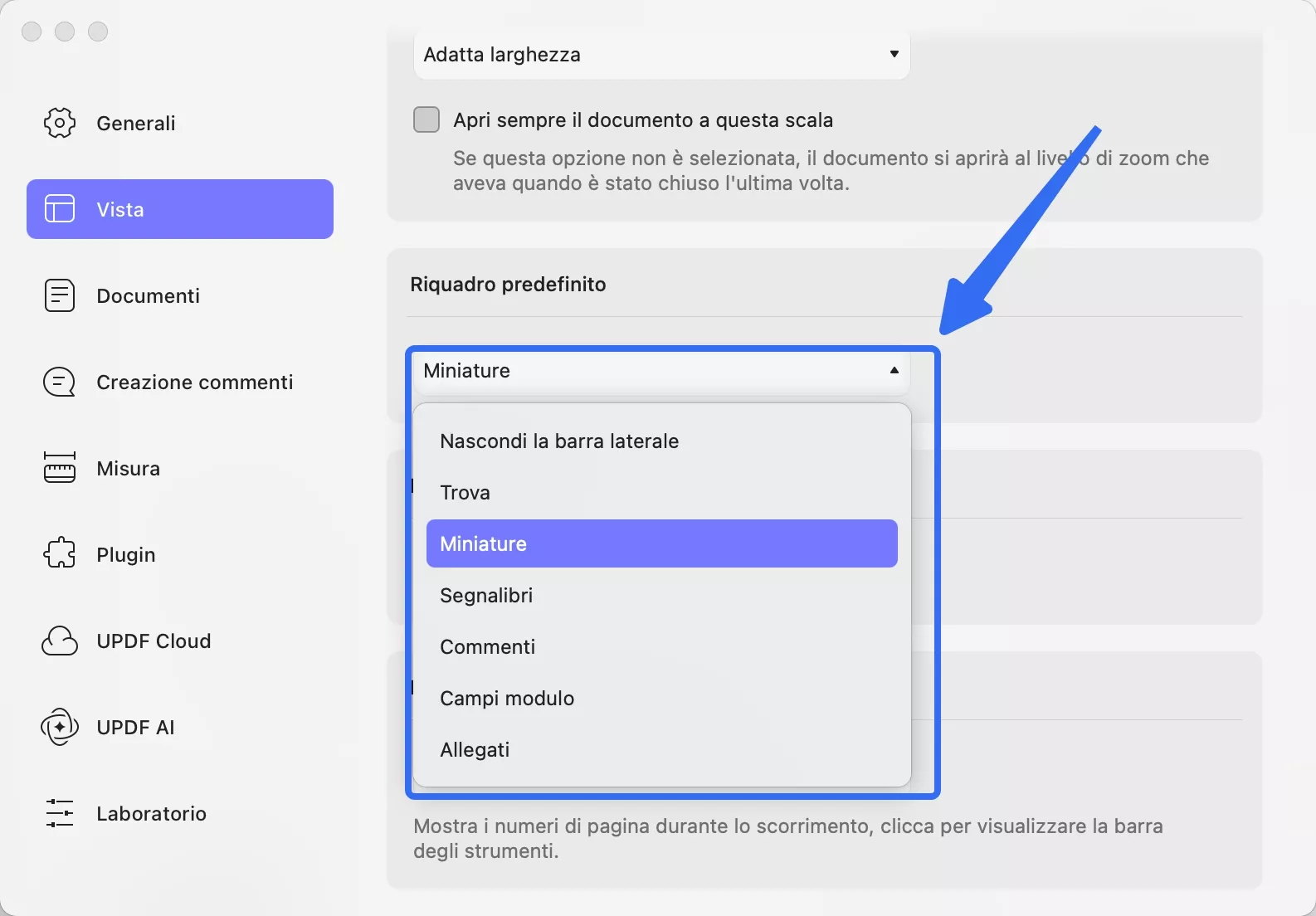 default pane updf mac
