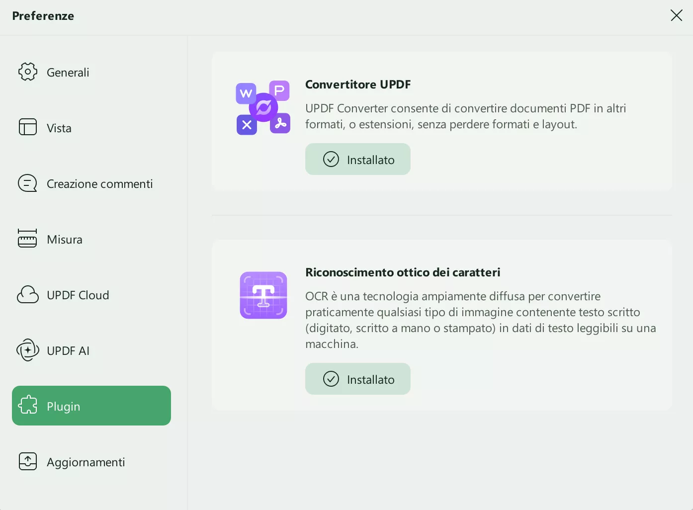 plugin preferences updf windows 2