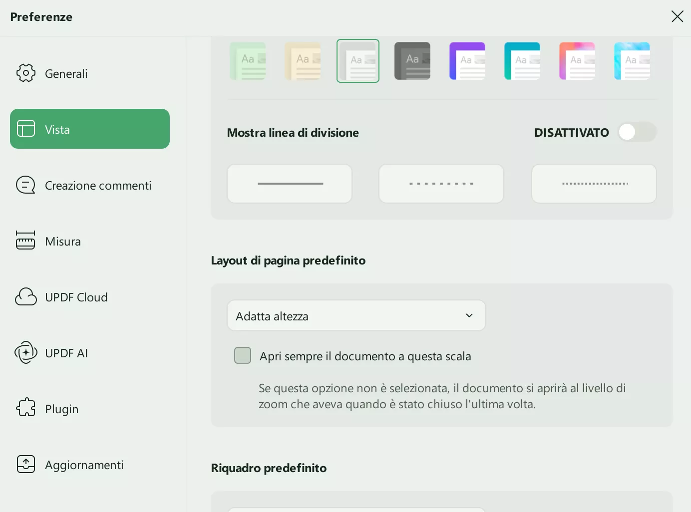 view preferences updf windows 2