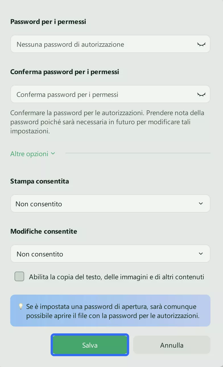 add permission password updf windows 2