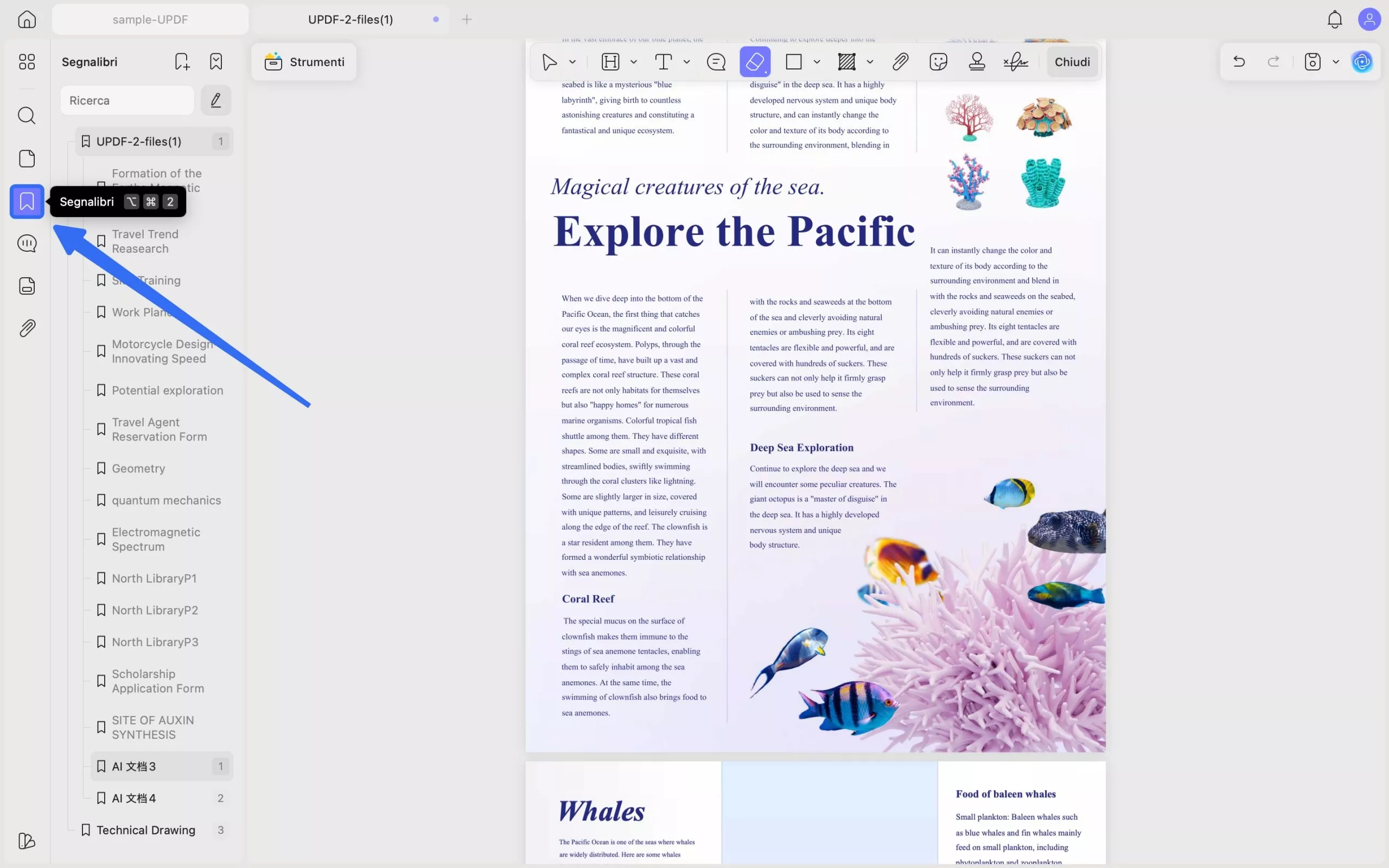 select bookmark