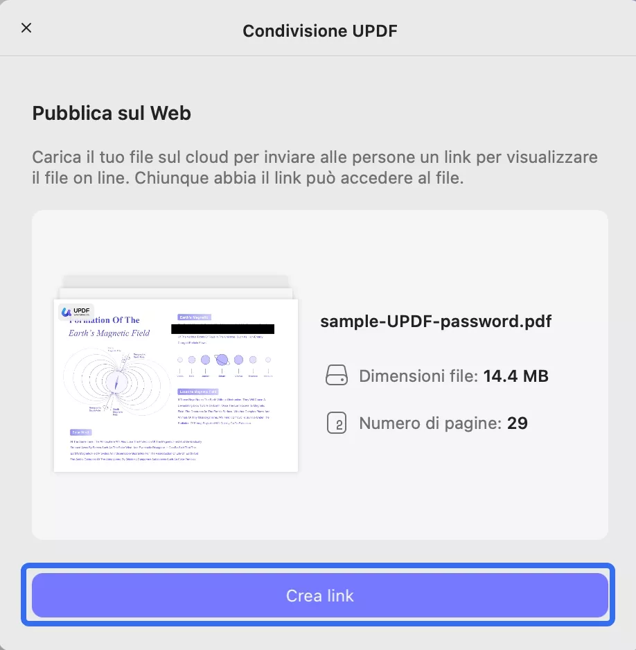 create link for pdf updf mac