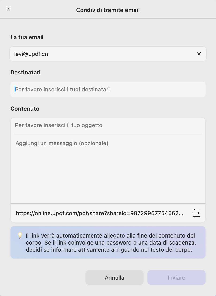 send email via updf mac