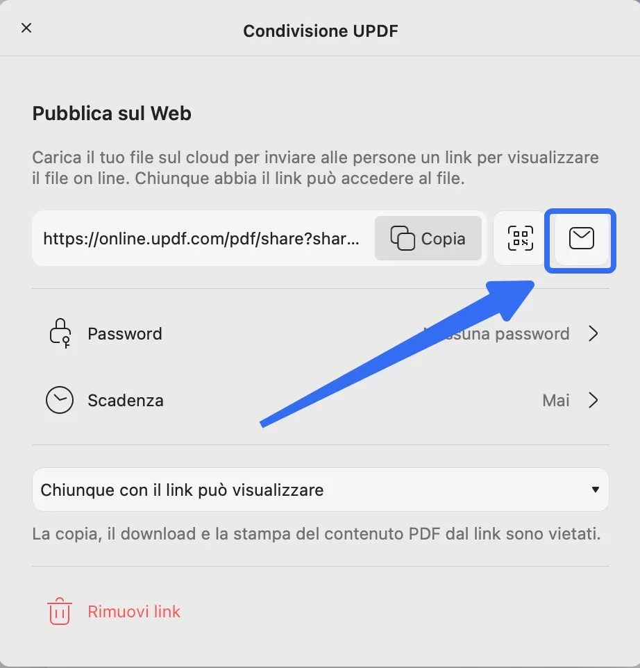 share via email updf mac