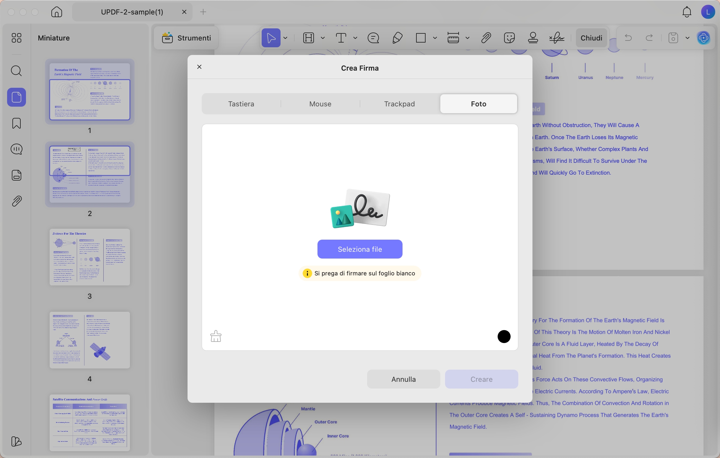create signature from image