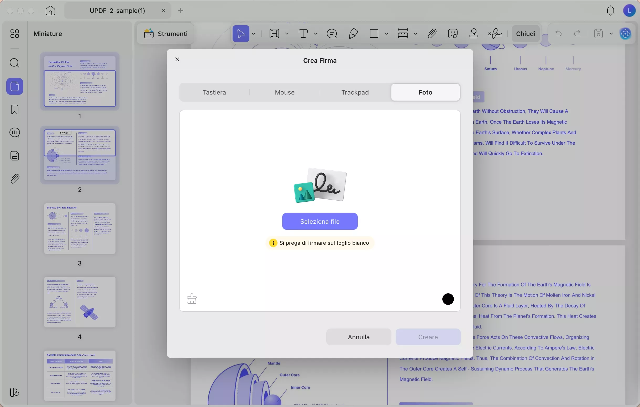 create signature from image