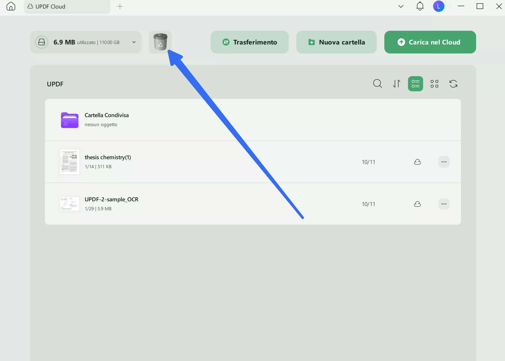 CLear bin updf windows