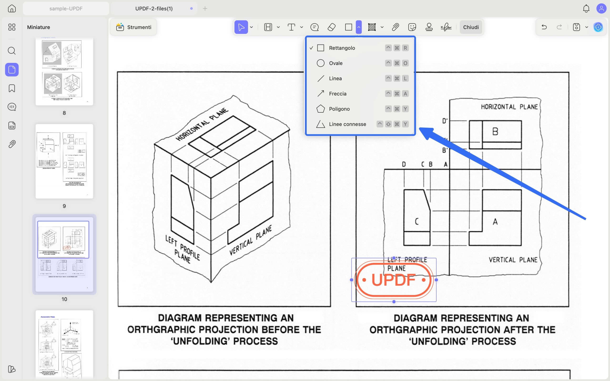 add stickers to updf mac 2