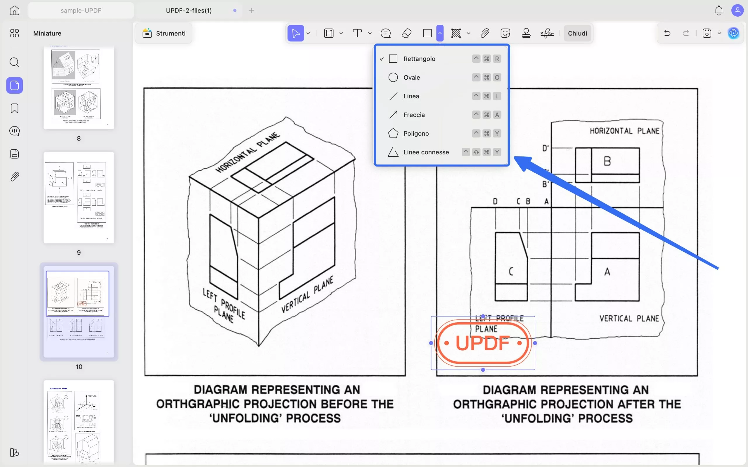 add stickers to updf mac 2