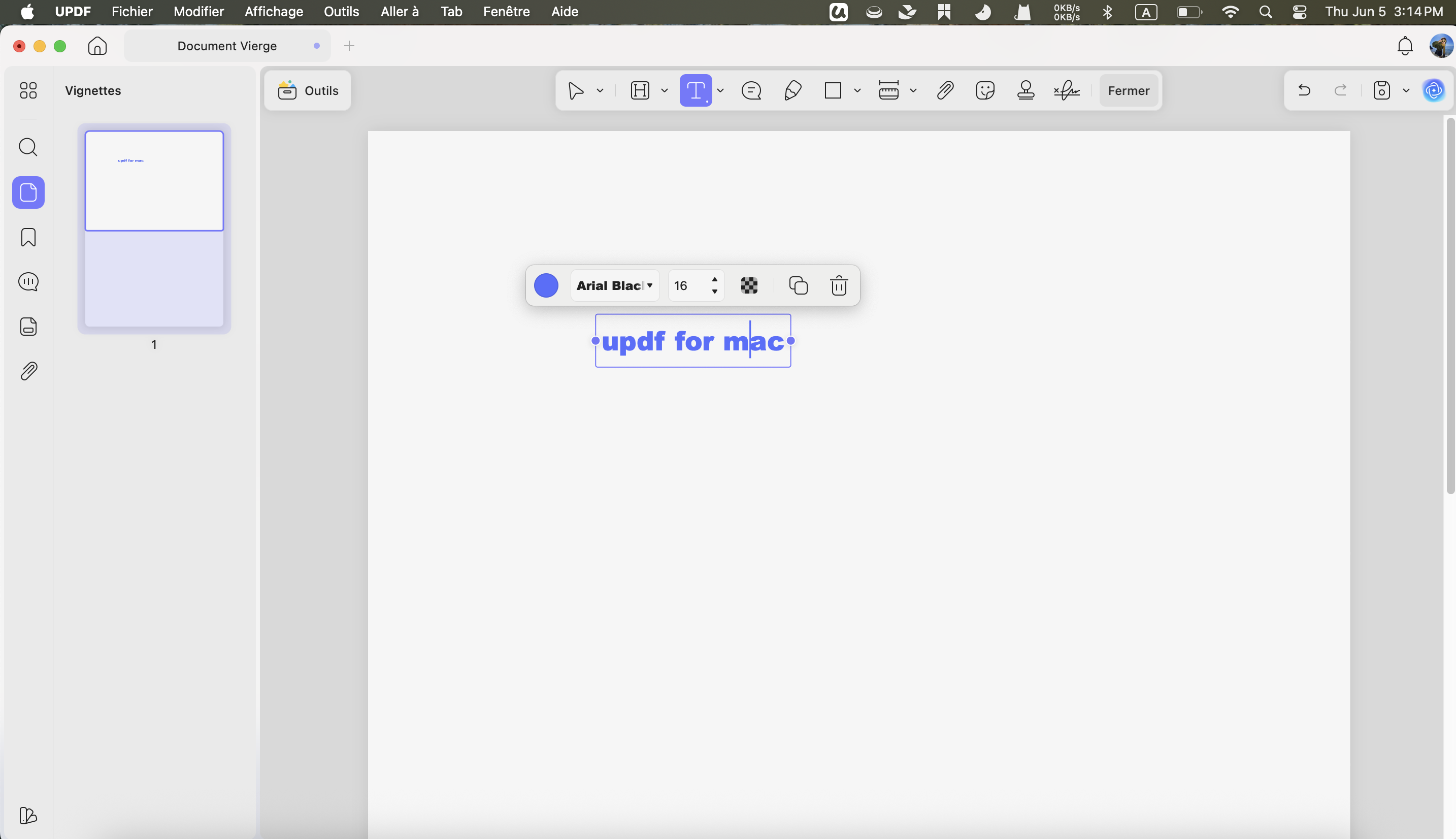 modifier le PDF