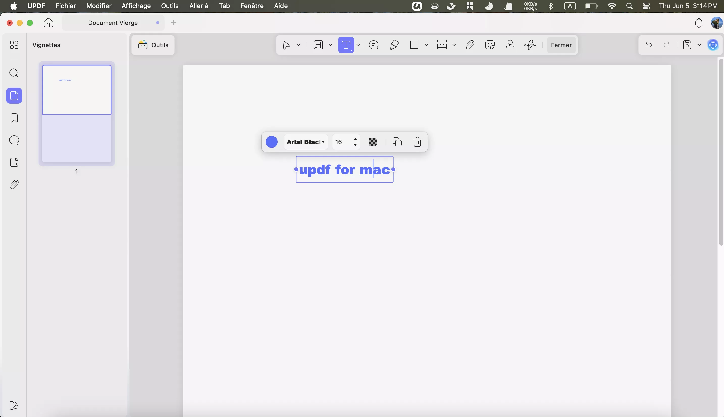 modifier le PDF