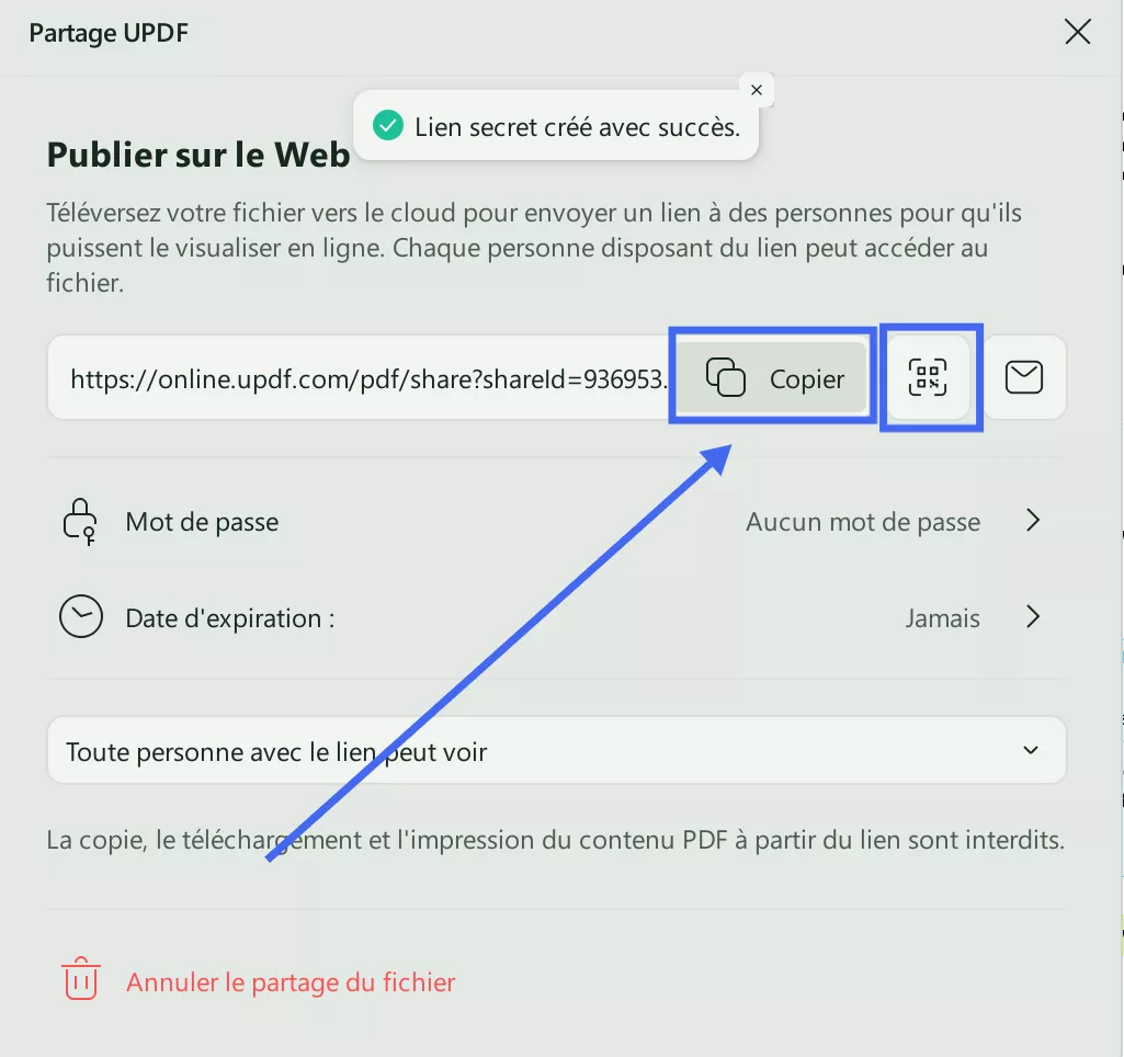 partager par un lien