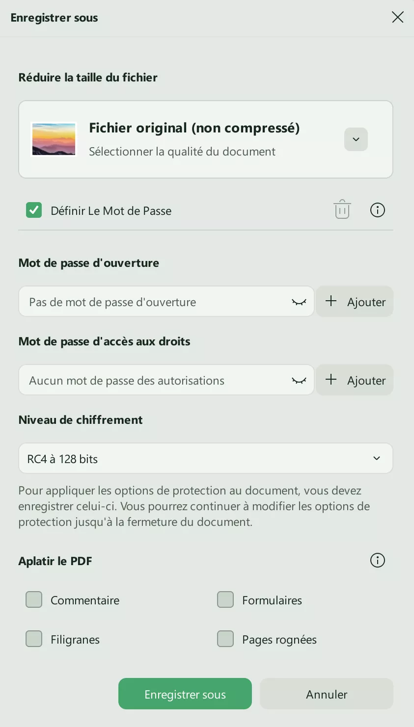 ajouter un mot de passe sur un fichier PDF UPDF sous Windows 2