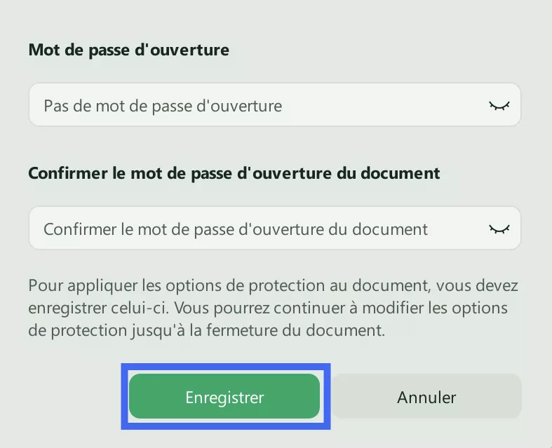 accéder au mot de passe d'ouverture sur PDF UPDF Windows 2